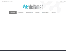 Tablet Screenshot of deltamed.com.tr